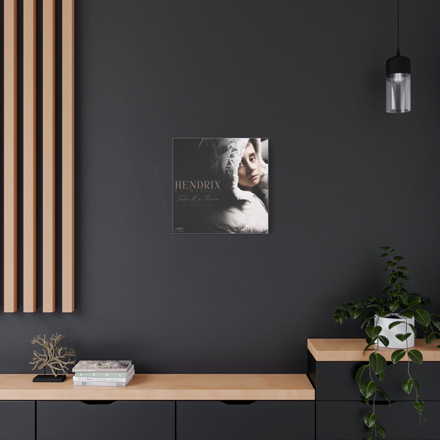 Hendrix 'Take Me There' Matte Stretched Canvas Print (1.25")