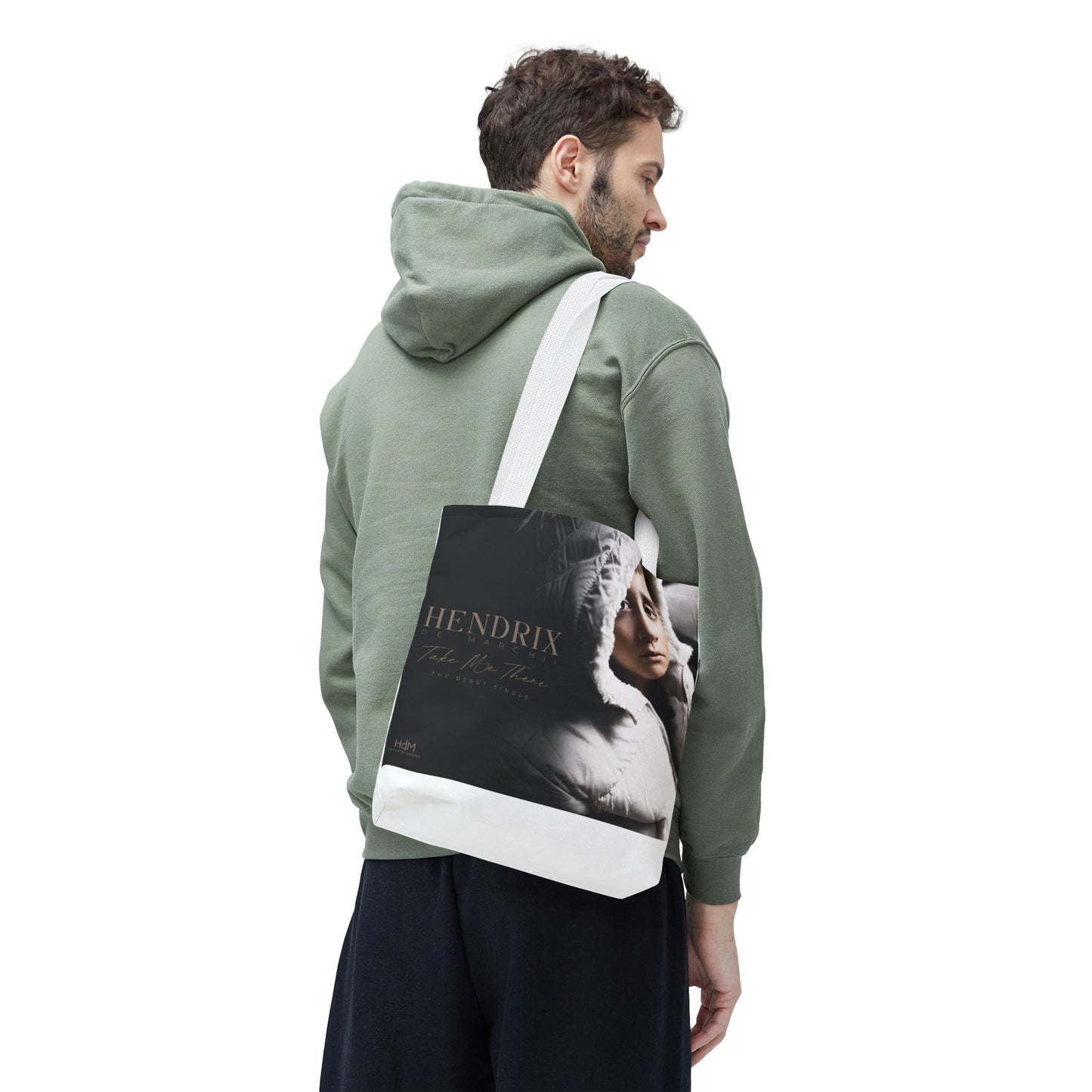Photo Portrait Tote Bag — Vintage Winter Portrait "Hendrix"