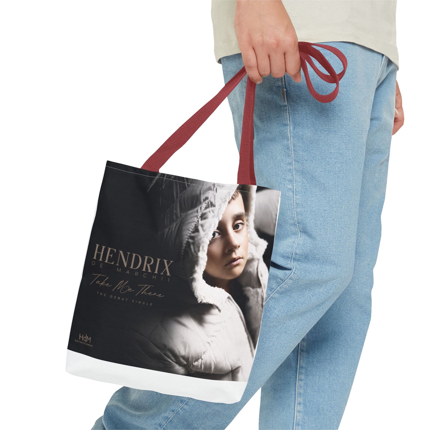 Photo Portrait Tote Bag — Vintage Winter Portrait "Hendrix"