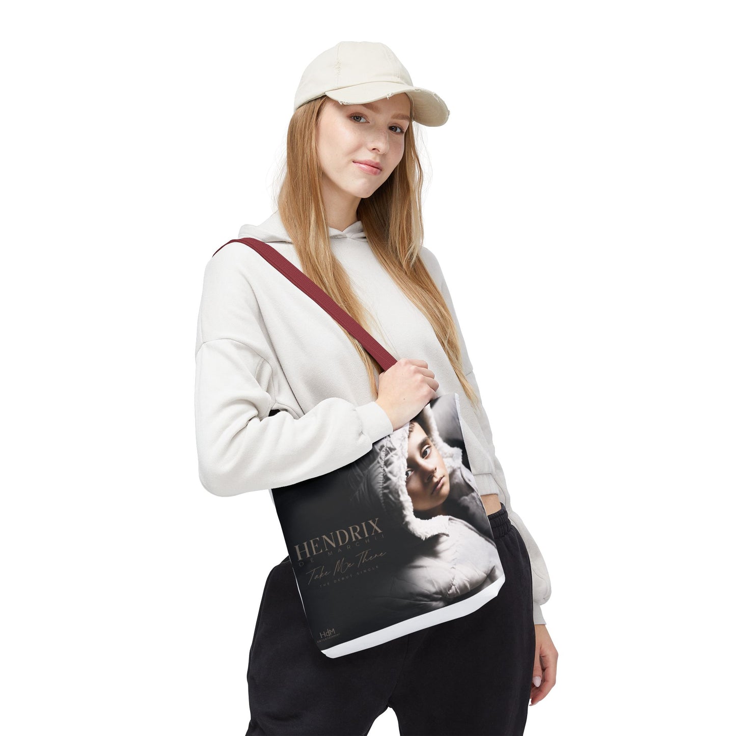Photo Portrait Tote Bag — Vintage Winter Portrait "Hendrix"