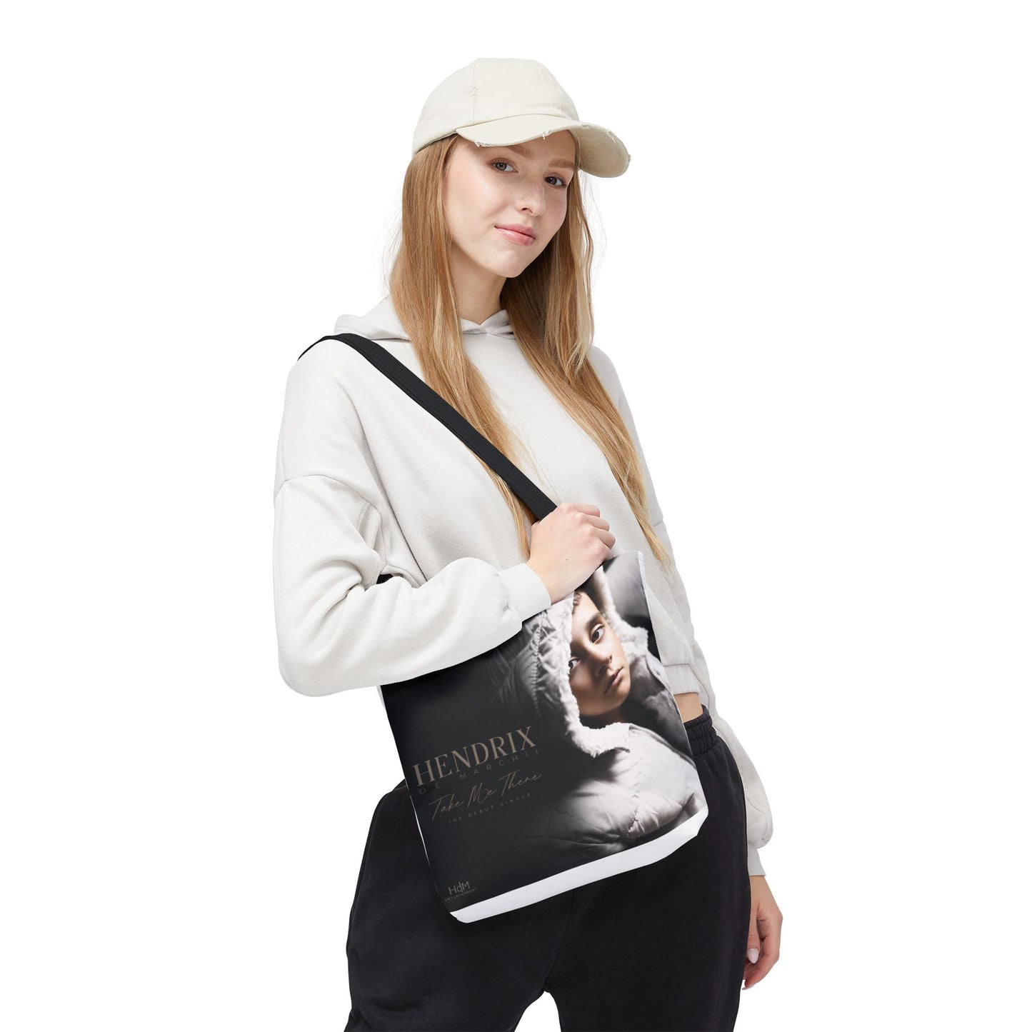 Photo Portrait Tote Bag — Vintage Winter Portrait "Hendrix"