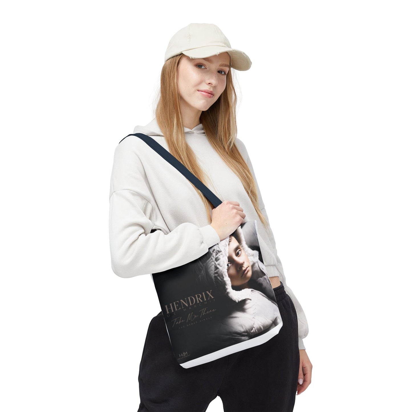 Photo Portrait Tote Bag — Vintage Winter Portrait "Hendrix"