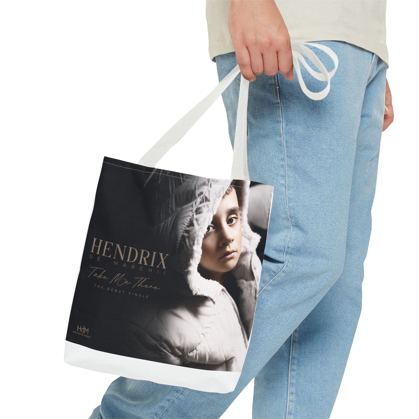 Photo Portrait Tote Bag — Vintage Winter Portrait "Hendrix"