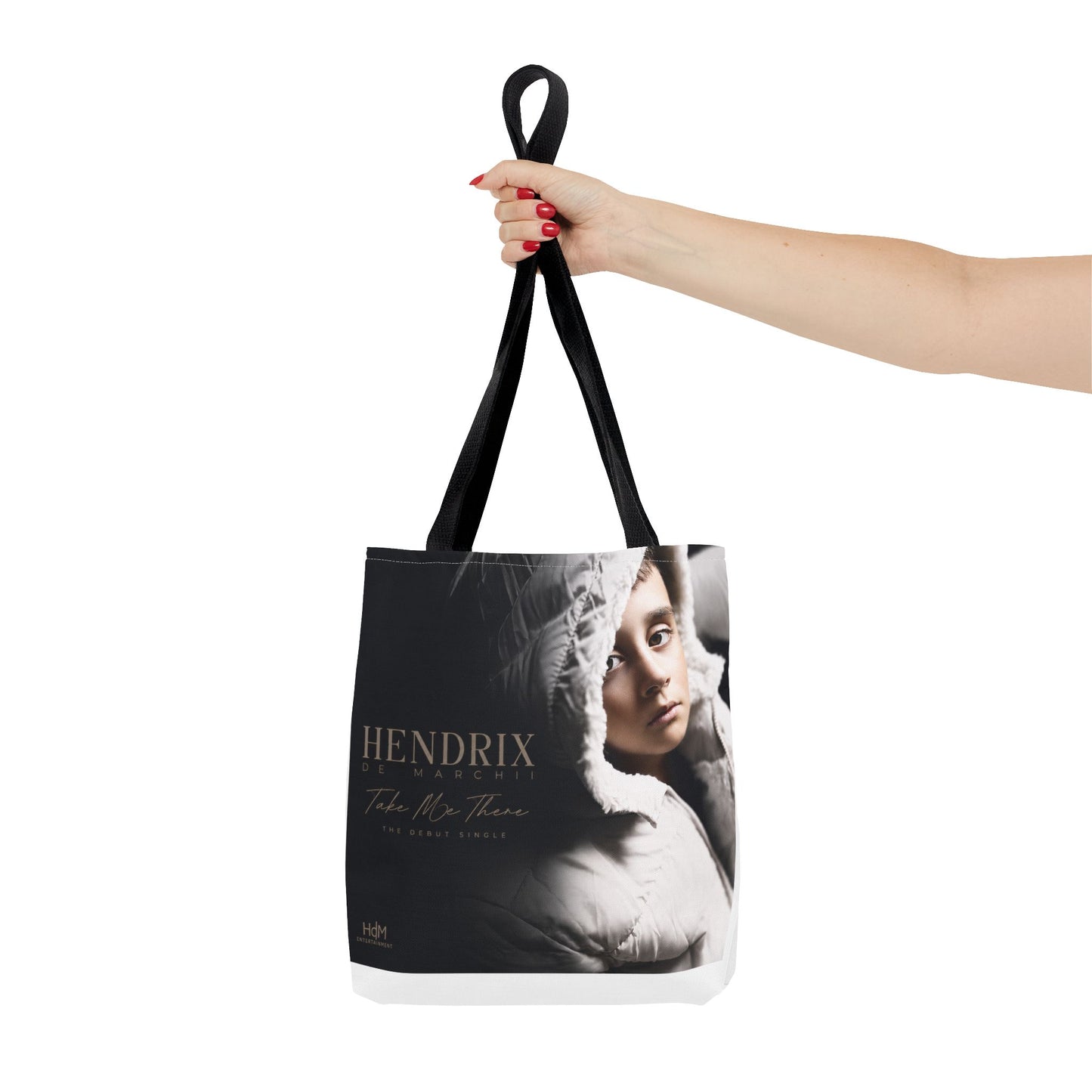 Photo Portrait Tote Bag — Vintage Winter Portrait "Hendrix"