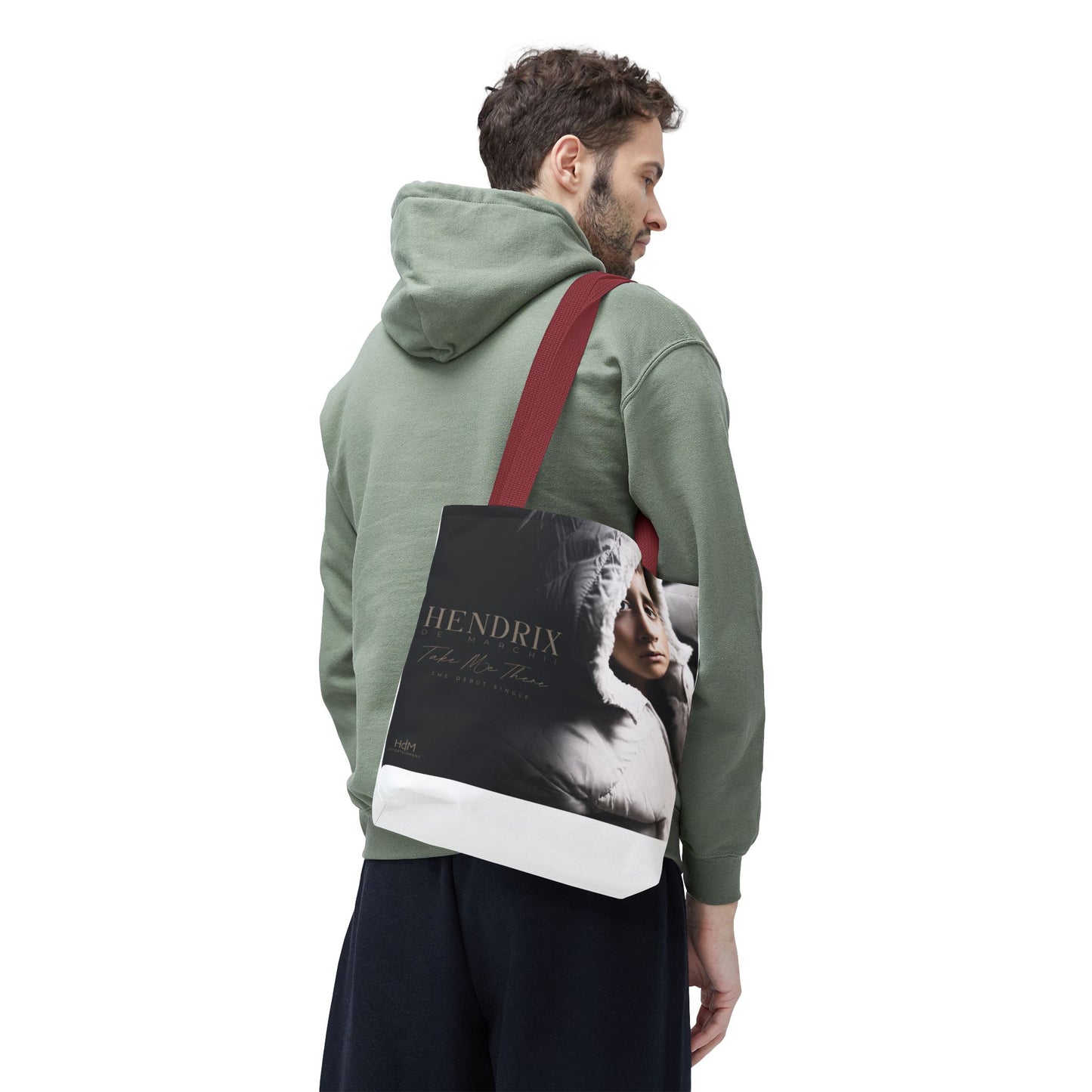 Photo Portrait Tote Bag — Vintage Winter Portrait "Hendrix"
