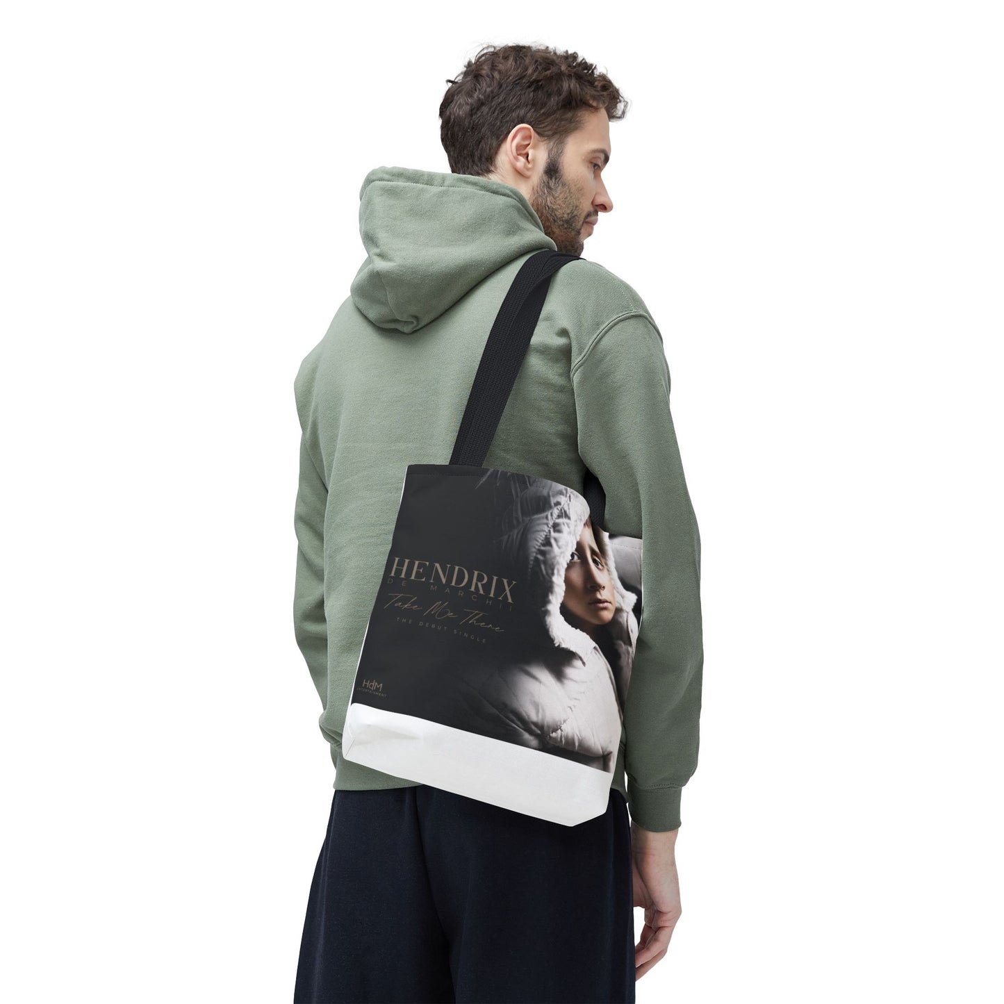 Photo Portrait Tote Bag — Vintage Winter Portrait "Hendrix"